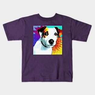 Jack Russell Terrier Pop Art Kids T-Shirt